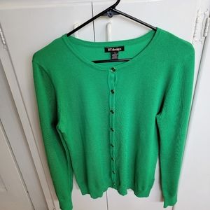 BY design Green Cardigan